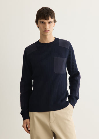 Merino Wool Military Sweater