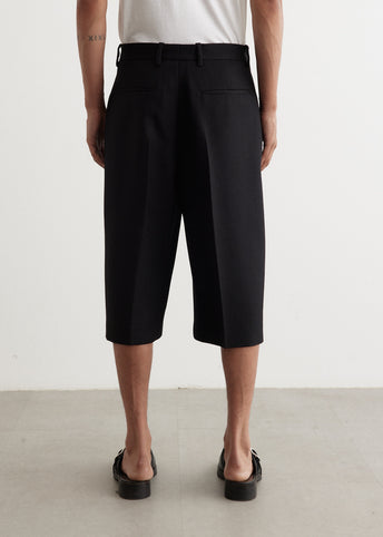 Rany Heavy Wool Twill Shorts