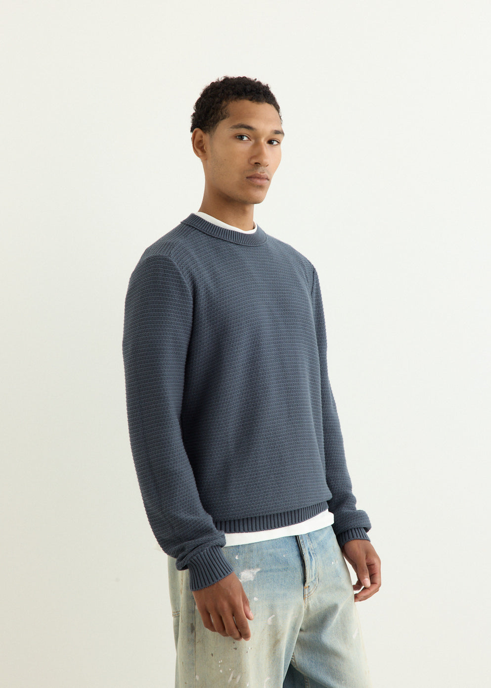 Ghost Cotton Cashmere Knit Crew Sweater