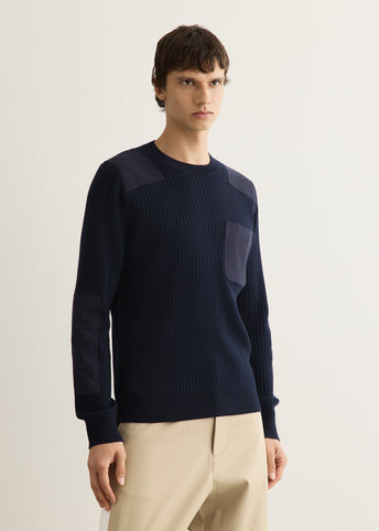 Merino Wool Military Sweater