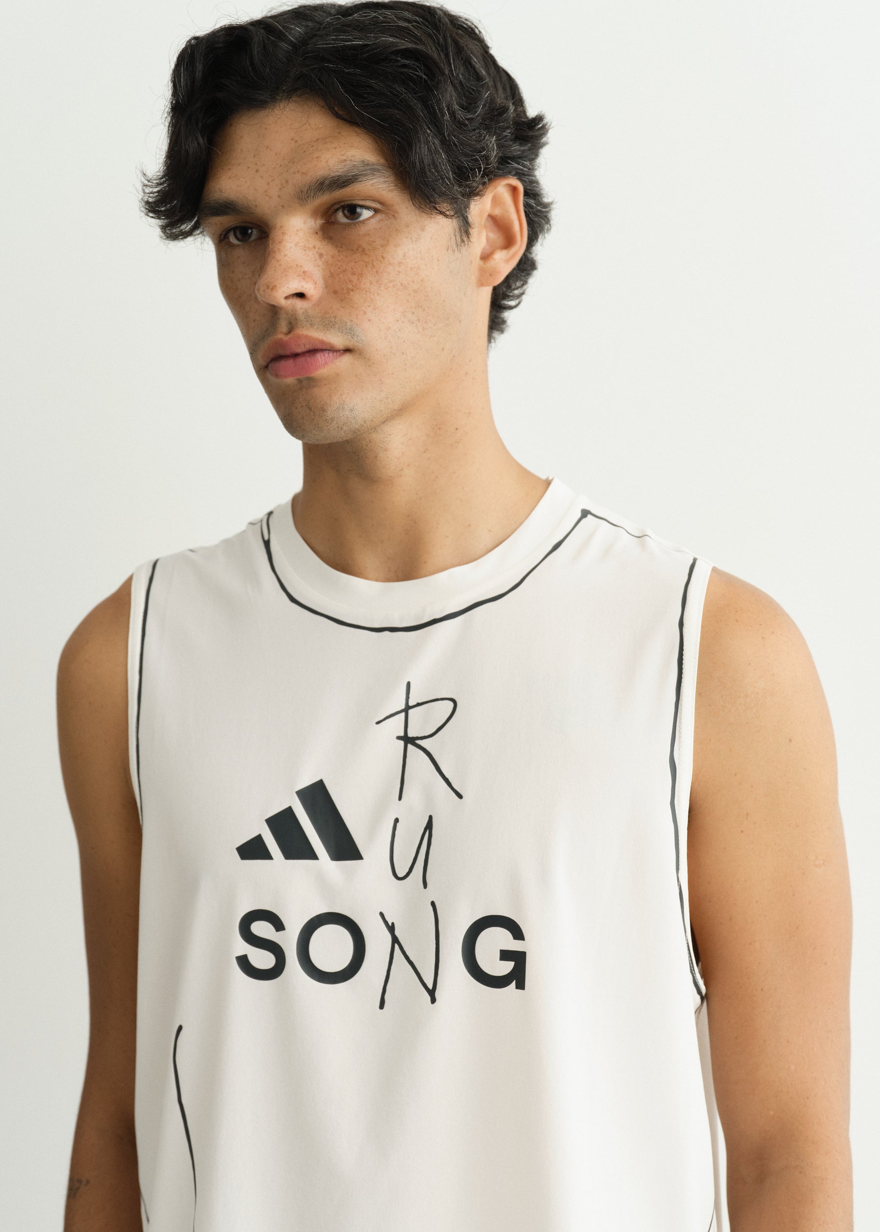 x Song for the Mute ADIRUN01 Running Tank Top