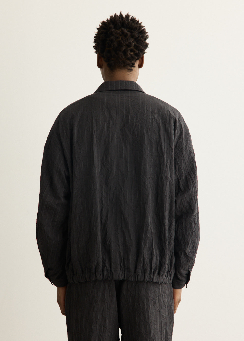 Creasy Zip Up Blouson