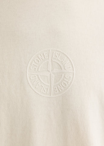 Flocked Camo Compass Print T-Shirt
