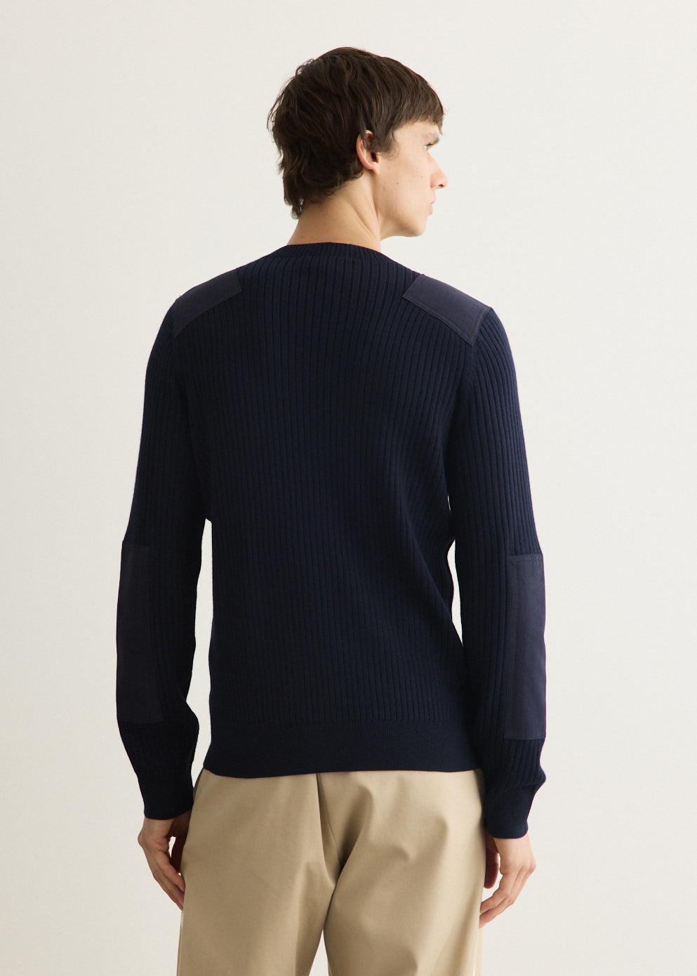 Merino Wool Military Sweater
