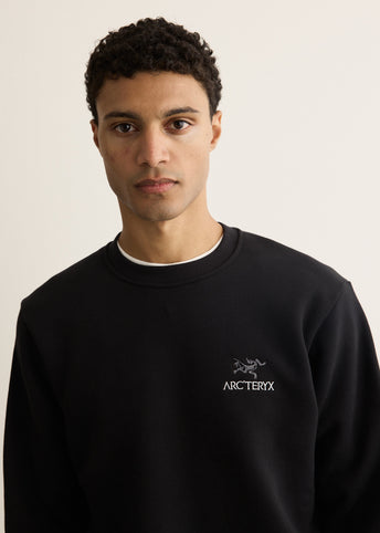 Emblem Fleece Crew Sweatshirt