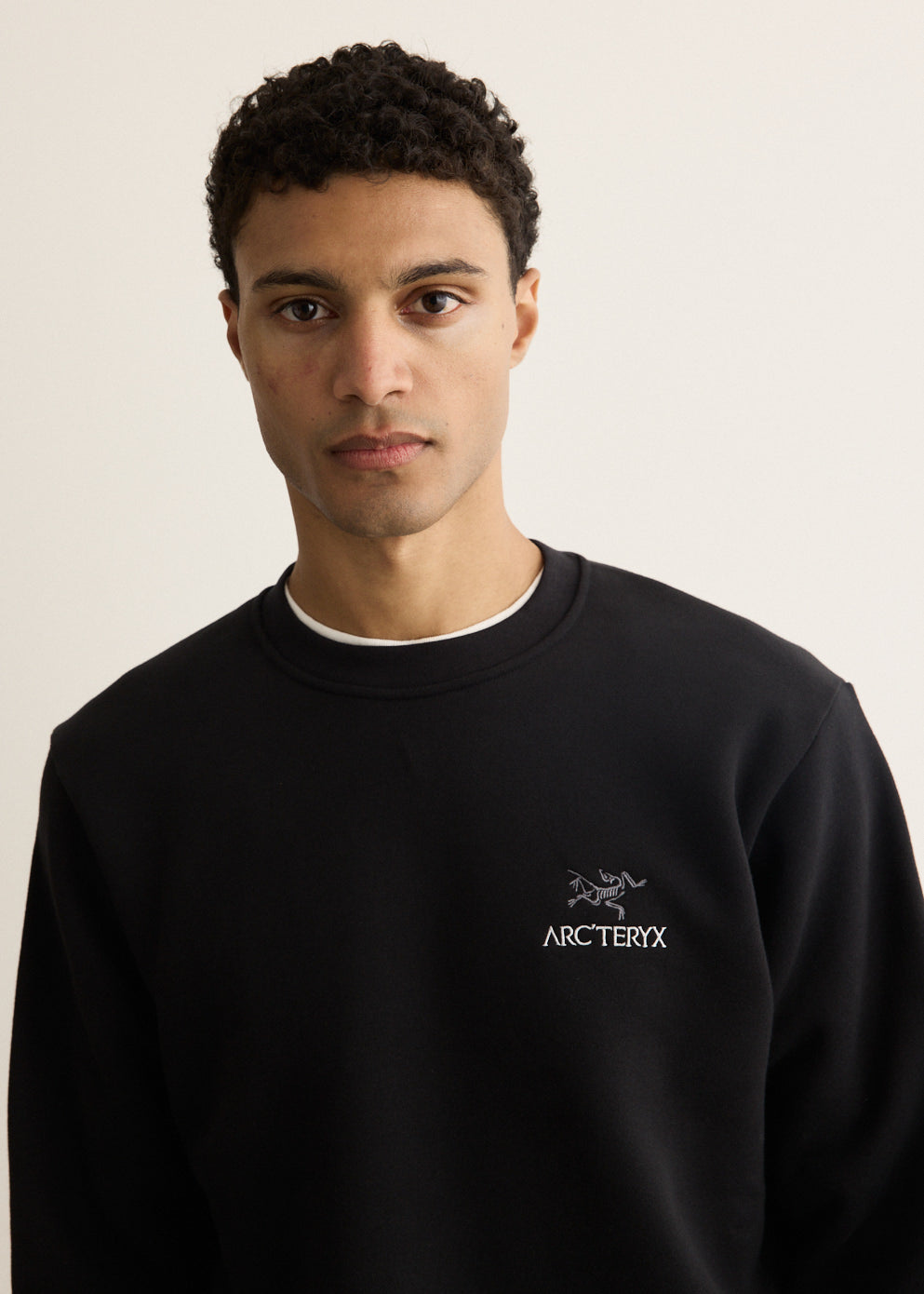 Emblem Fleece Crew Sweatshirt