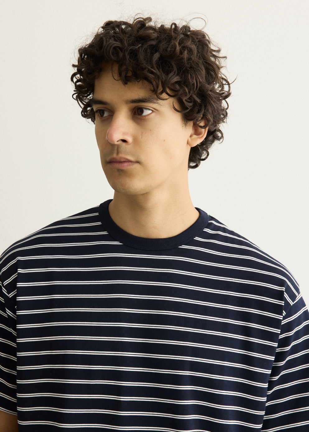 Tri Spun Border Short Sleeve T-Shirt