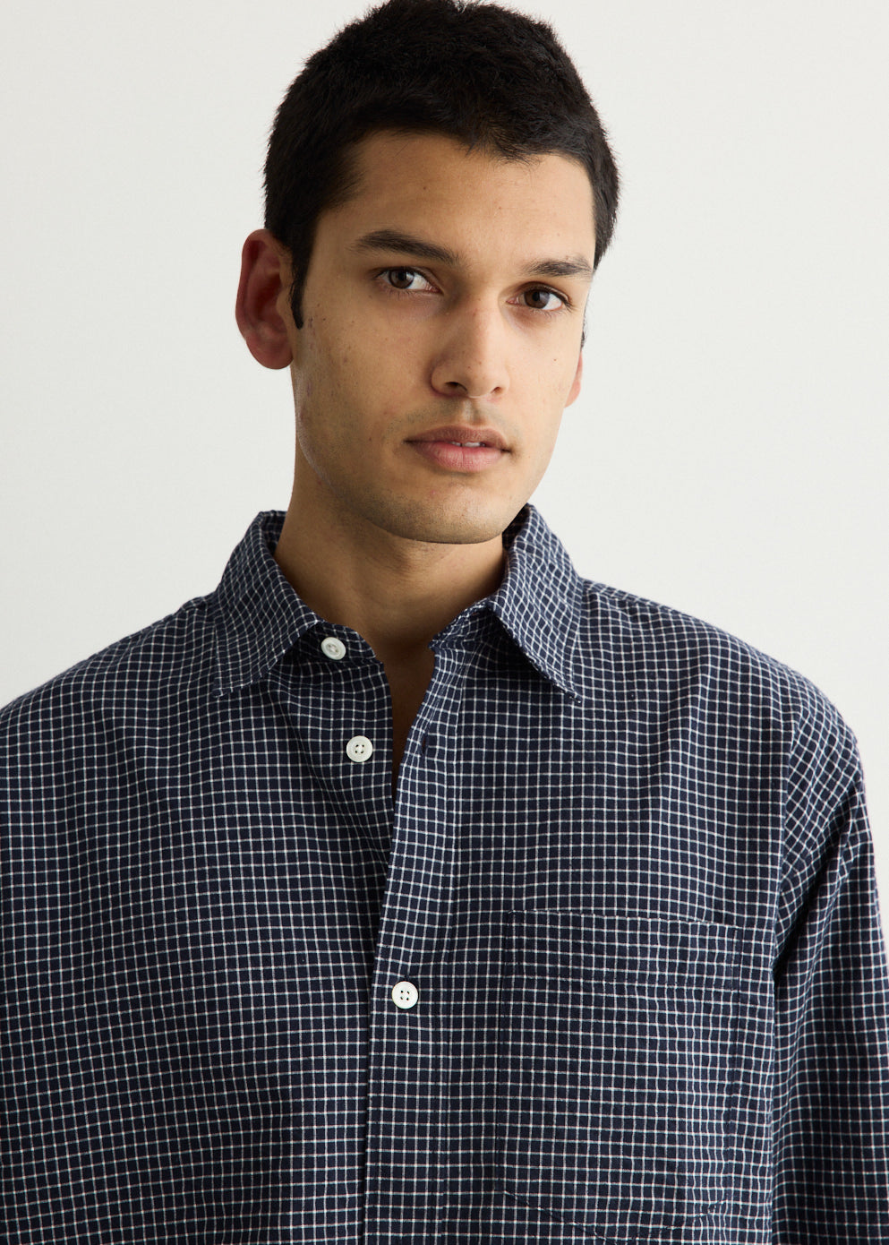 Espevik Check Oversized Shirt