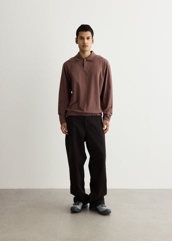 Sylane Relaxed Light Pile Jersey Polo