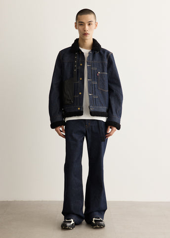 x Sacai Belted Flare Pants