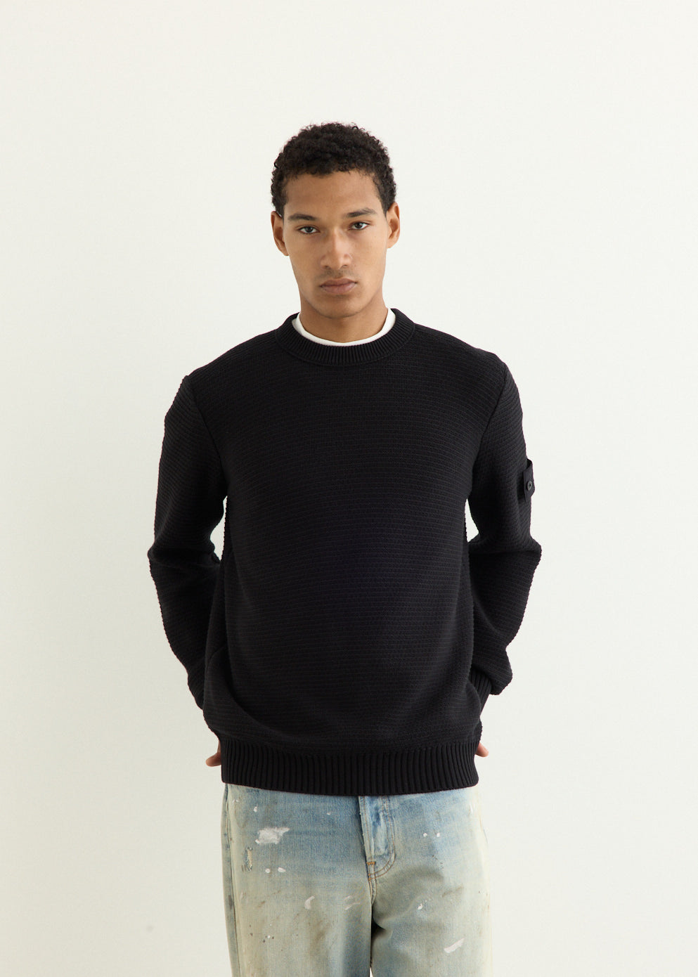 Ghost Cotton Cashmere Knit Crew Sweater