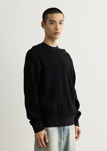Organic Cotton Waffle Fleece Sweatshirt