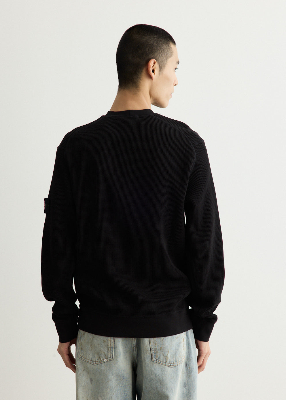 Organic Cotton Waffle Fleece Sweatshirt