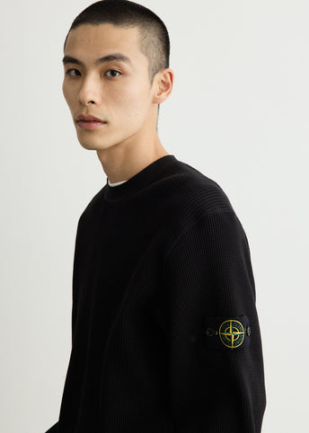 Organic Cotton Waffle Fleece Sweatshirt