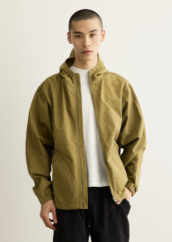 Herringbone Hooded Jacket
