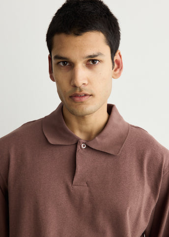 Sylane Relaxed Light Pile Jersey Polo