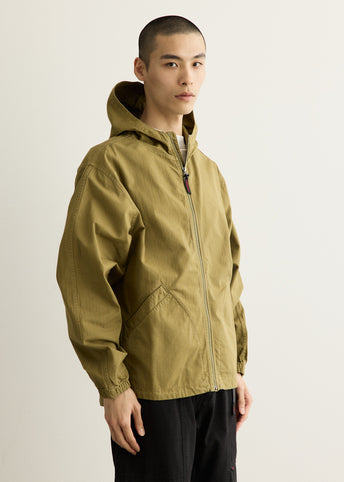 Herringbone Hooded Jacket