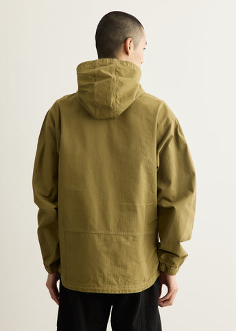 Herringbone Hooded Jacket