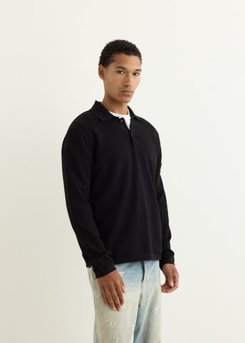 Micro Stitch Soft Organic Cotton Knit Polo