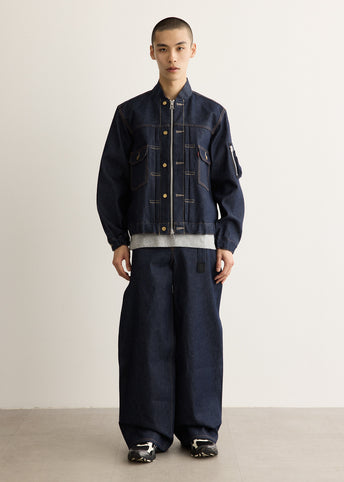 x Sacai Belted Wide Pant