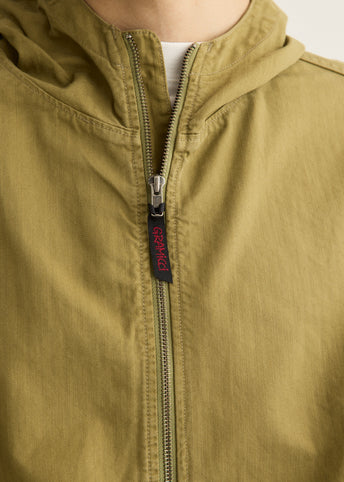 Herringbone Hooded Jacket