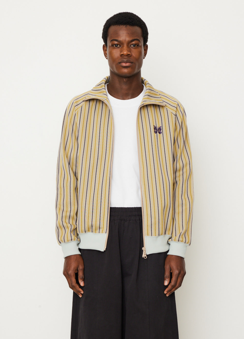 Poly Jacquard Track Jacket