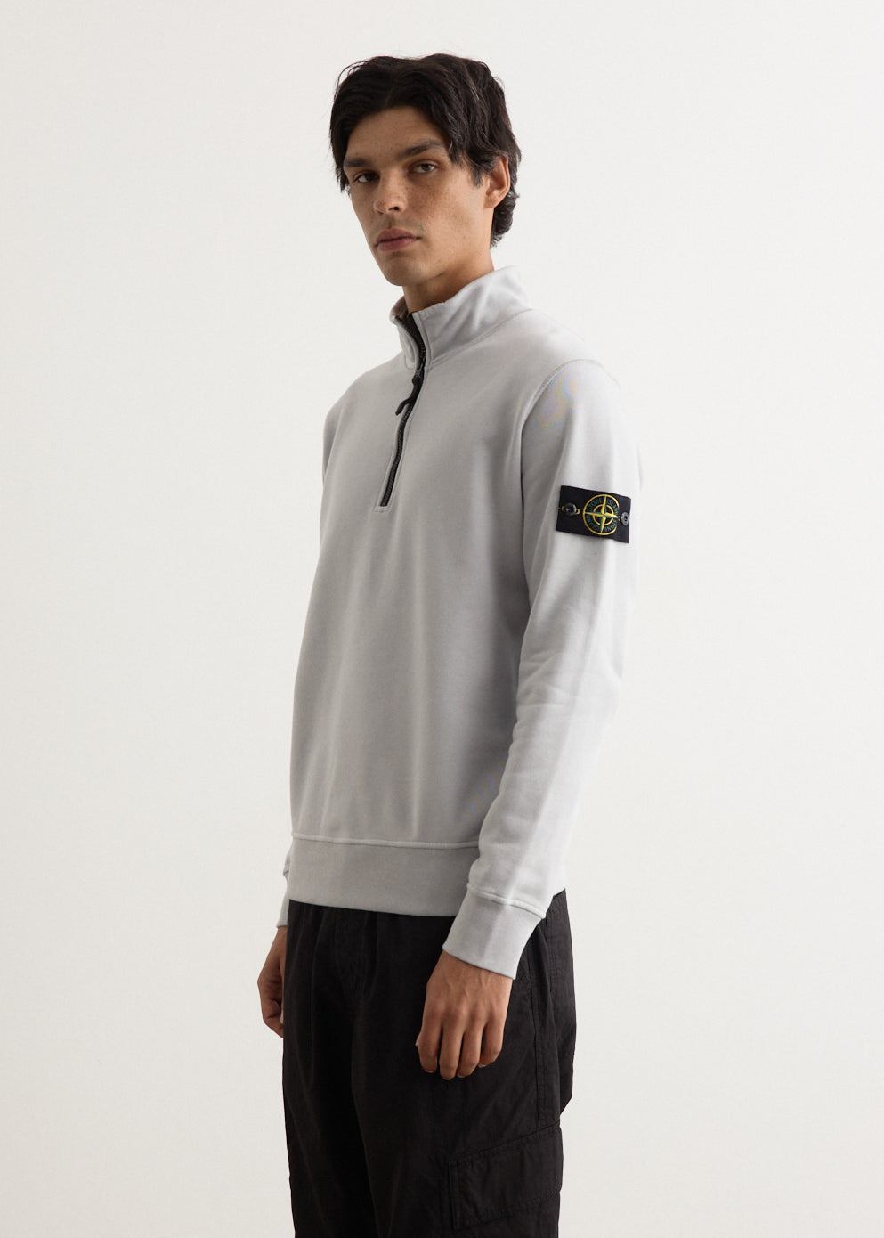Organic Cotton Half Zip Sweatshirt