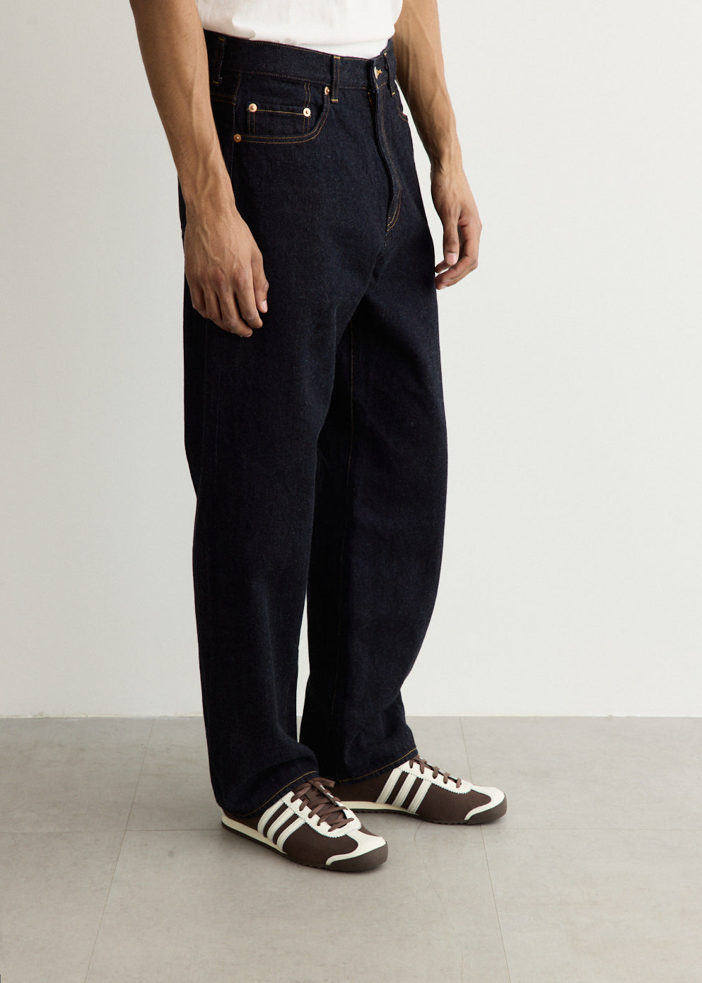 14oz No.13 Wide Straight Denim Jeans