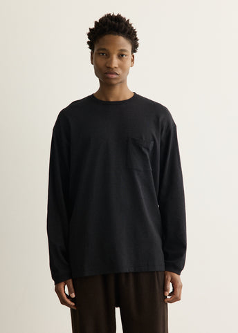 Loose Pocket Long Sleeve T-Shirt