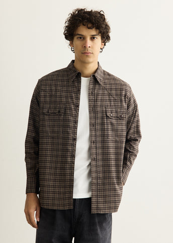 Wool Plaid Cowboy Shirt