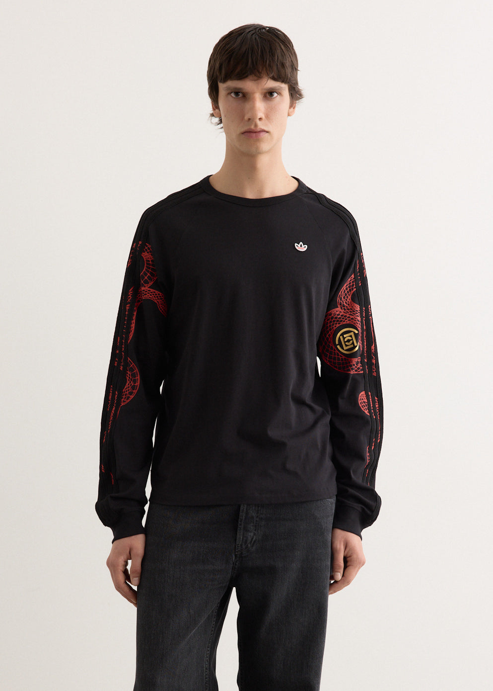 Adidas - x Clot by Edison Chen Raglan Long Sleeve T-Shirt - Tshirt,All Products : American Fashion Style Bags On Sale Adidas - x Clot by Edison Chen Raglan Long Sleeve T-Shirt - Tshirt,All Products : American Fashion Style Bags On Sale