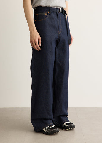 x Sacai Belted Wide Pant