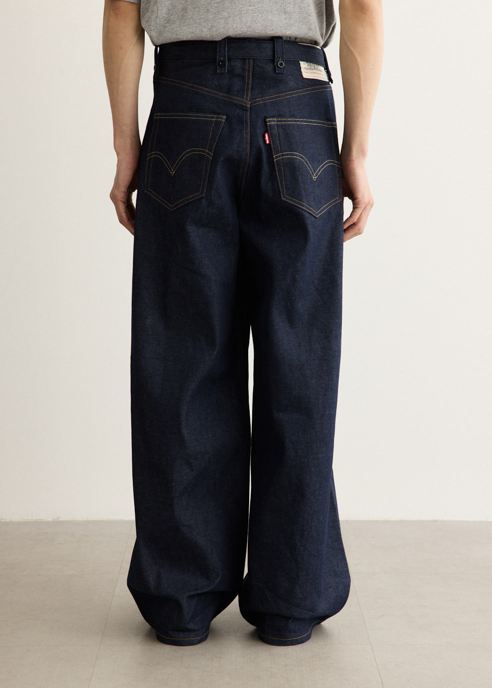 x Sacai Belted Wide Pant