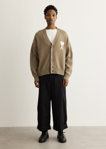 Cardigan With Contrasted Ami De Coeur