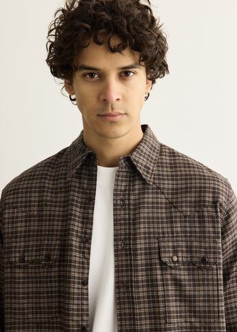 Wool Plaid Cowboy Shirt