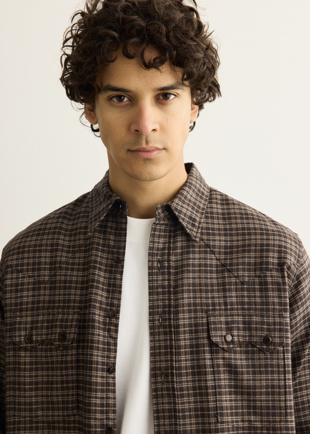 Wool Plaid Cowboy Shirt