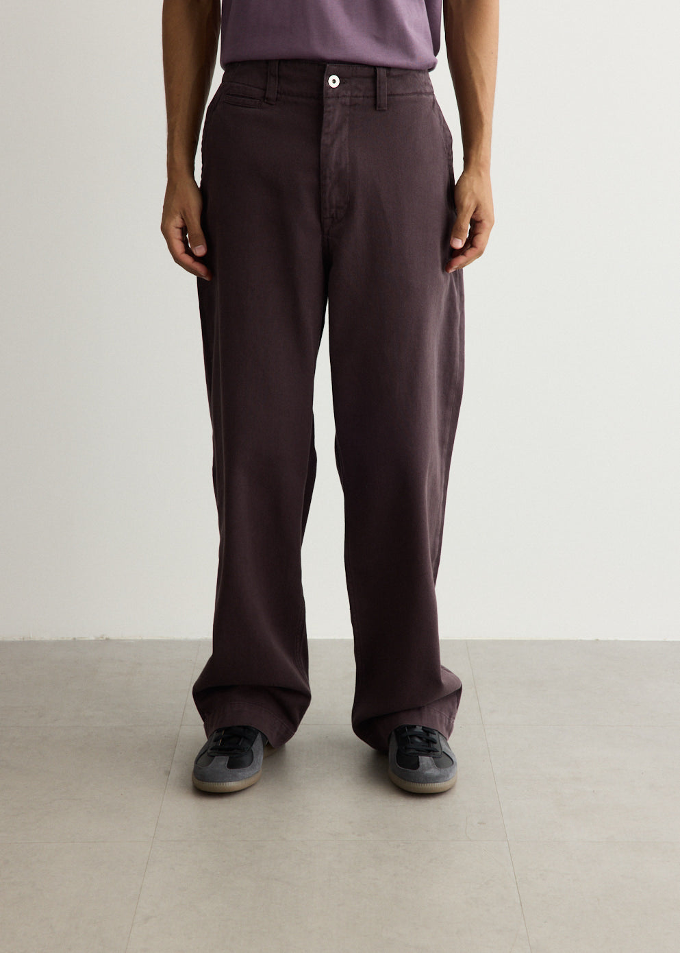 Hengifoss High Waist Heavy Twill Trousers