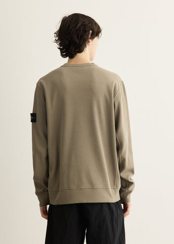 Organic Cotton Interlock Badge Crew