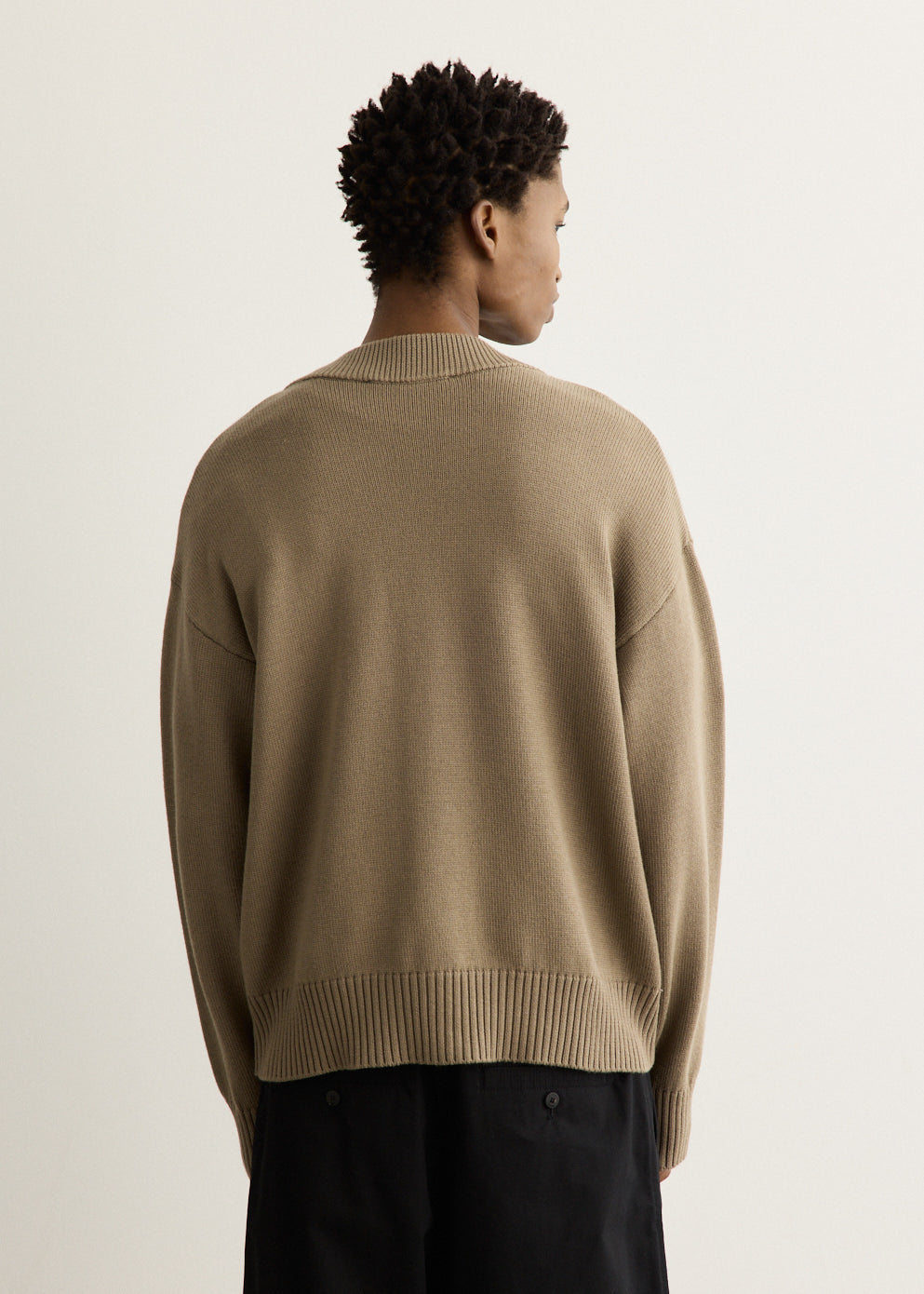 Cardigan With Contrasted Ami De Coeur