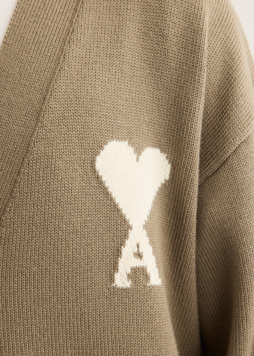 Cardigan With Contrasted Ami De Coeur
