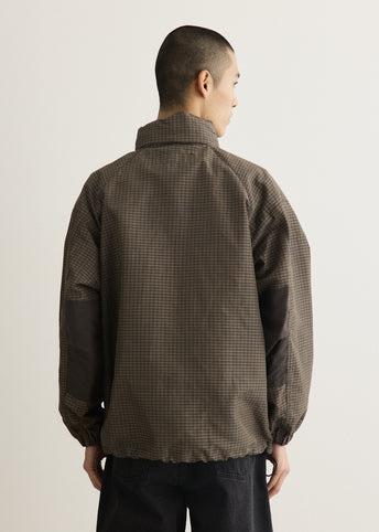 Polyester Ramie Check Jacket