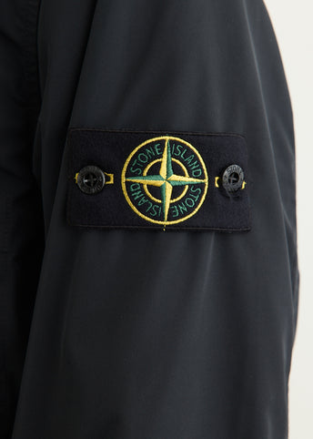 Micro Twill Concealed Zip Blazer