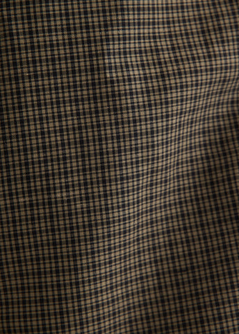 Polyester Ramie Check Jacket
