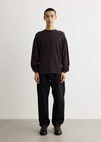 Mini Terry Long Sleeve Pullover