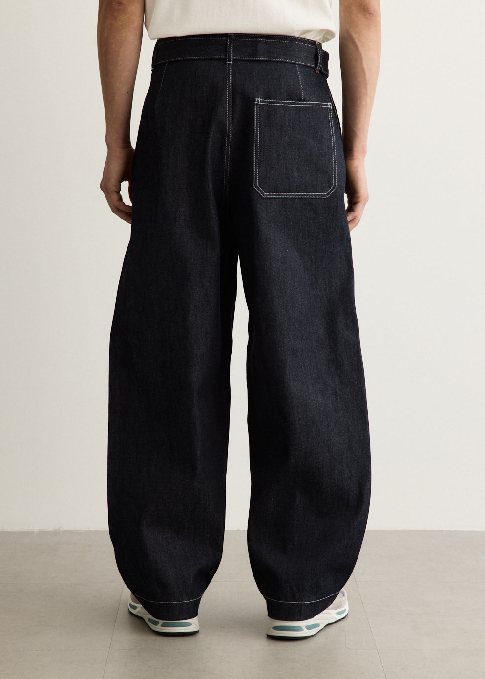 Selvage Denim Belted Pants
