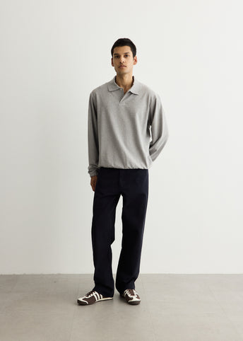 Sylane Relaxed Light Pile Jersey Polo