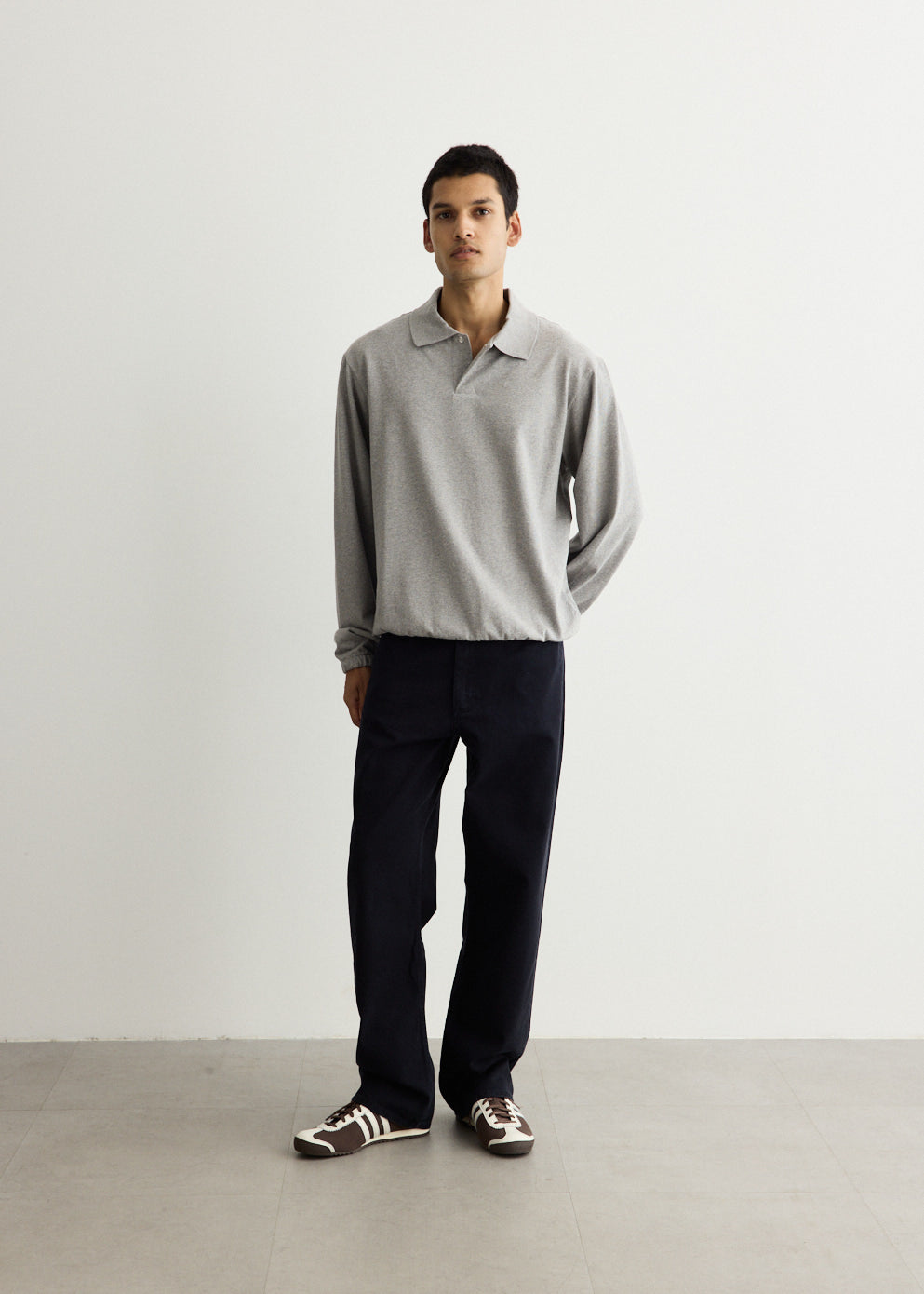 Sylane Relaxed Light Pile Jersey Polo