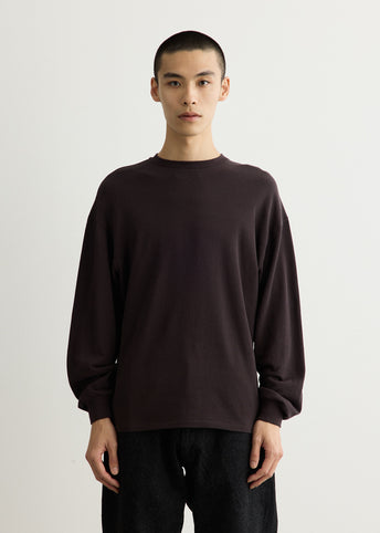 Mini Terry Long Sleeve Pullover