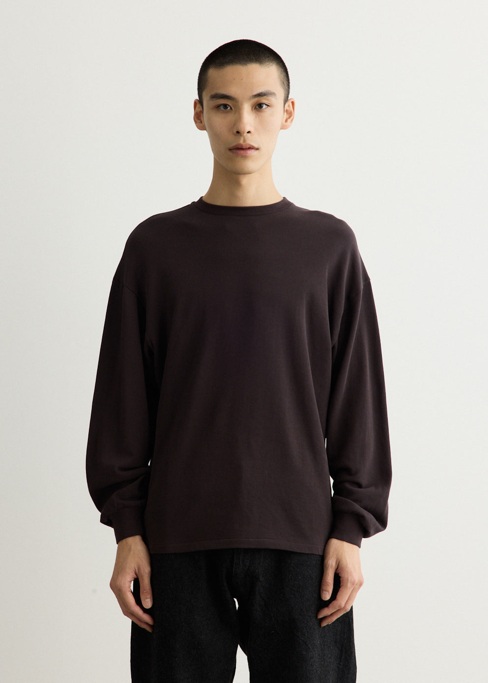 Mini Terry Long Sleeve Pullover