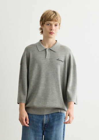 Signature 3/4 Sleeve 90's Knit Polo